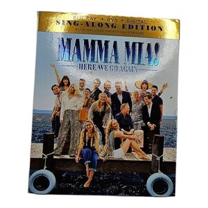 Mamma Mia! Here We Go Again Singalong Edition Blu Ray and DVD 2 disc set